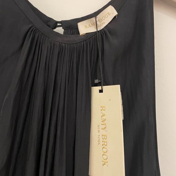 Ramy Brook Audrey Sleeveless Halter Drop Waist Midi size 8 preloved - Picture 13 of 14